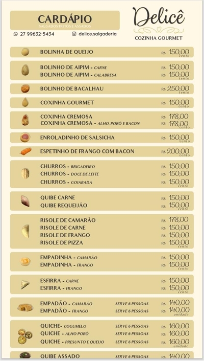 Salgados para Festas