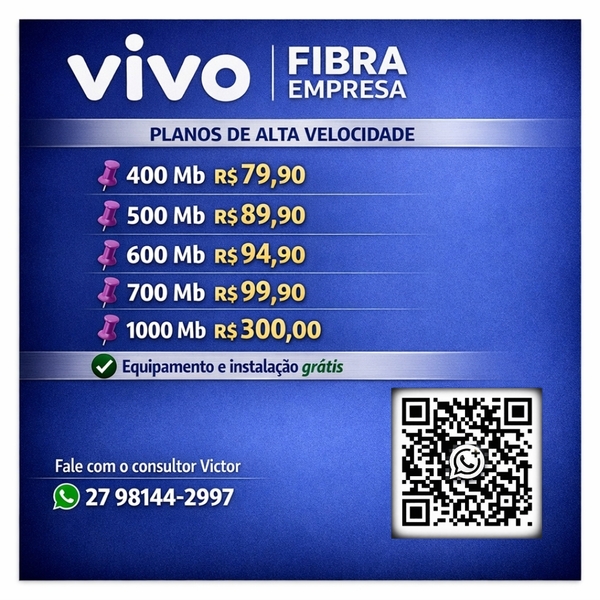Internet Vivo Fibra Wi-Fi Empresarial