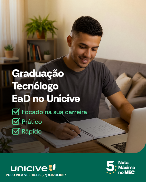 Graduação Tecnólogo EAD No Unicive
