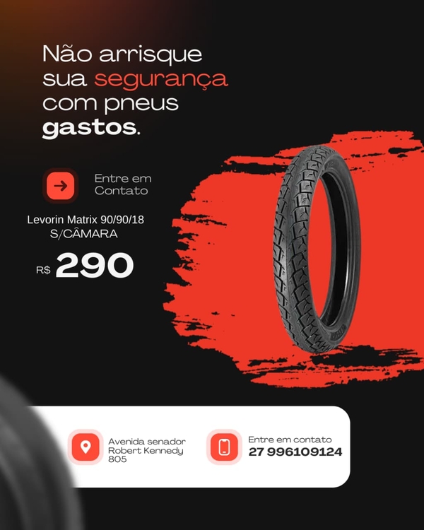 Pneu Traseiro 90 - 90 - 18