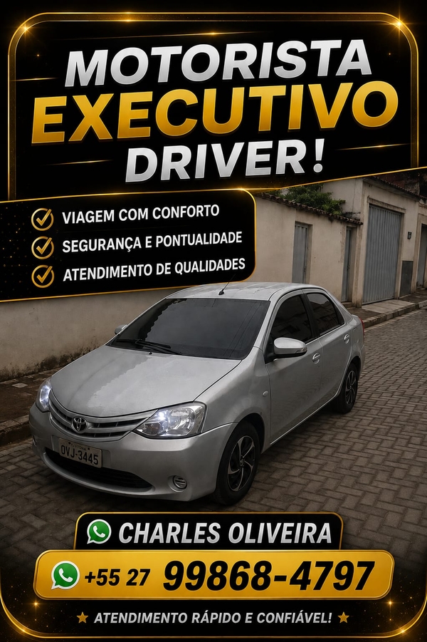 Motorista Executivo Charles Oliveira