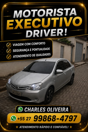 Motorista Executivo Charles Oliveira
